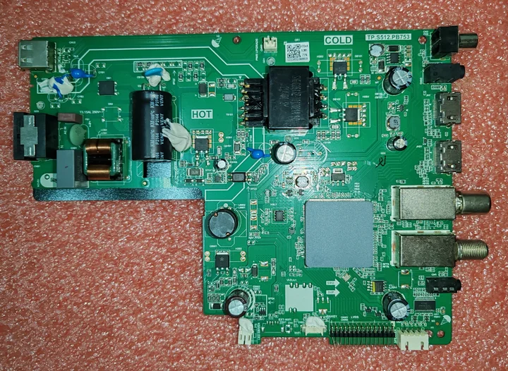 

TP.S512.PB753 Three in one TV motherboard No WiFi port Ship the interface according to the photo