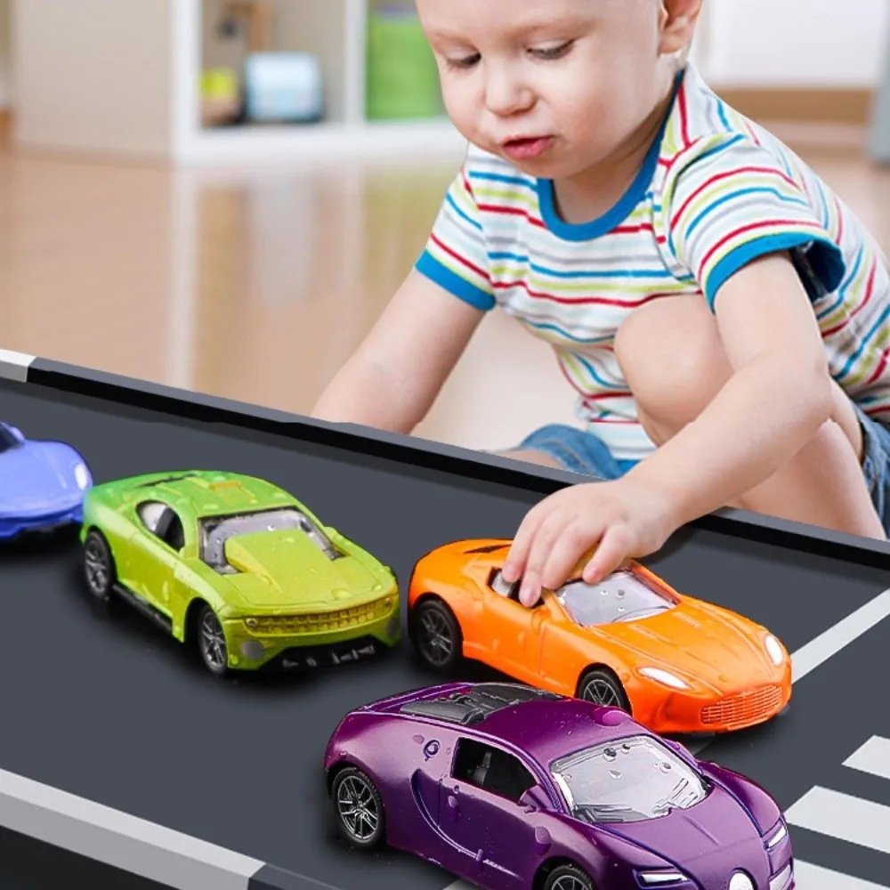 Temperature Sensitive Magic Car Durable Alloy 1:64 Scale Alloy Racing Cars Sports Car Model Mini Racing Car Color Changing