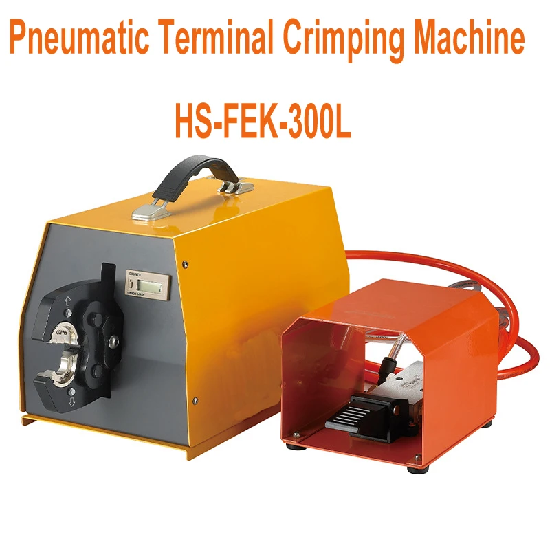 FEK-300L Pneumatic Terminal Crimping Machine Big Force Pressing Device With All Kinds Jaws Crimp Mould  Crimping Range: 6-300mm²