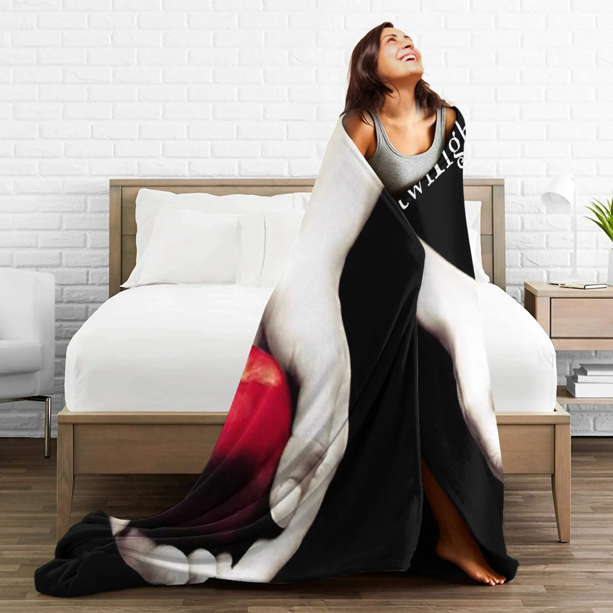 الشفق إدوارد بيلا بطانية لينة موضة أفخم رمي بطانية للأريكة السرير التخييم الفانيلا المفرش غطاء السرير