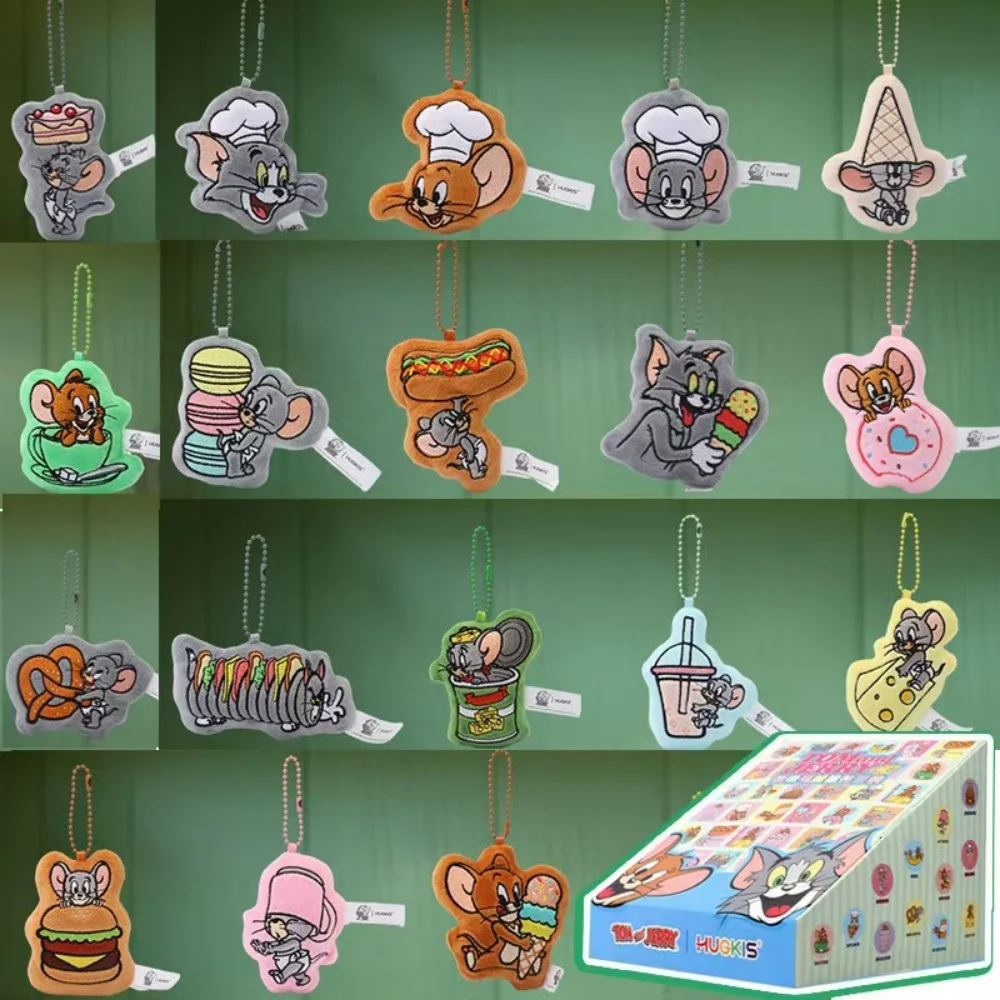 本物のアニメトムとジェリー ミニ磁気ぬいぐるみ漫画猫とネズミシリーズぬいぐるみ冷蔵庫装飾デカールバックパック装飾ギフト