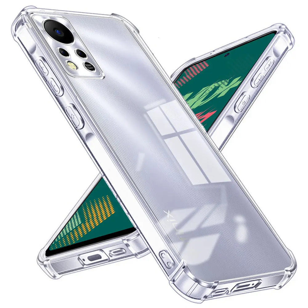 Para Infinix Hot 11S NFC Hot 11 X662 2022 12i funda de teléfono transparente a prueba de golpes para Infinix Hot 8 9 10 11 12 Play funda de silicona suave