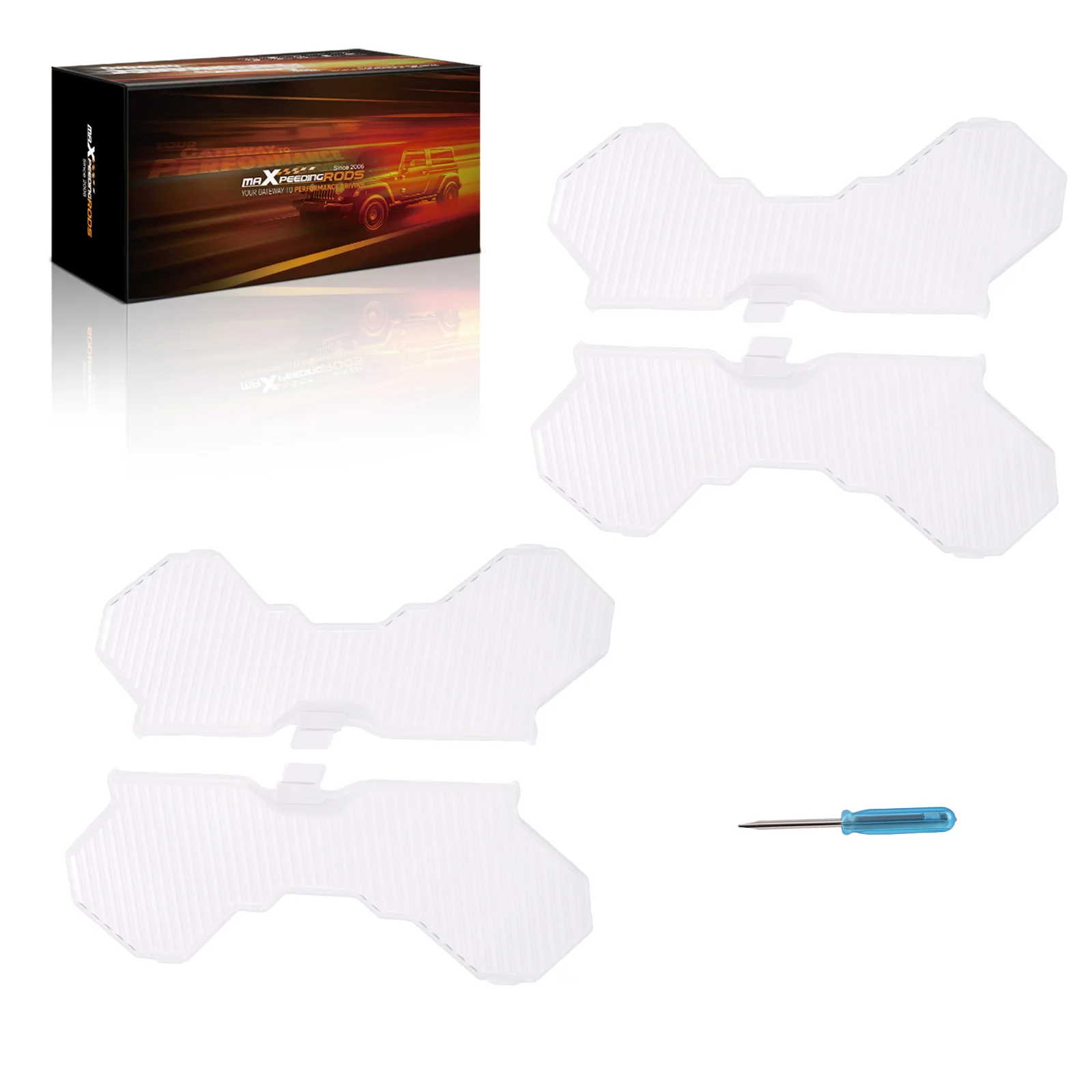 

Square LED Light Protect Cover For maXpeedingrods 7inch Crosshair Series Clear