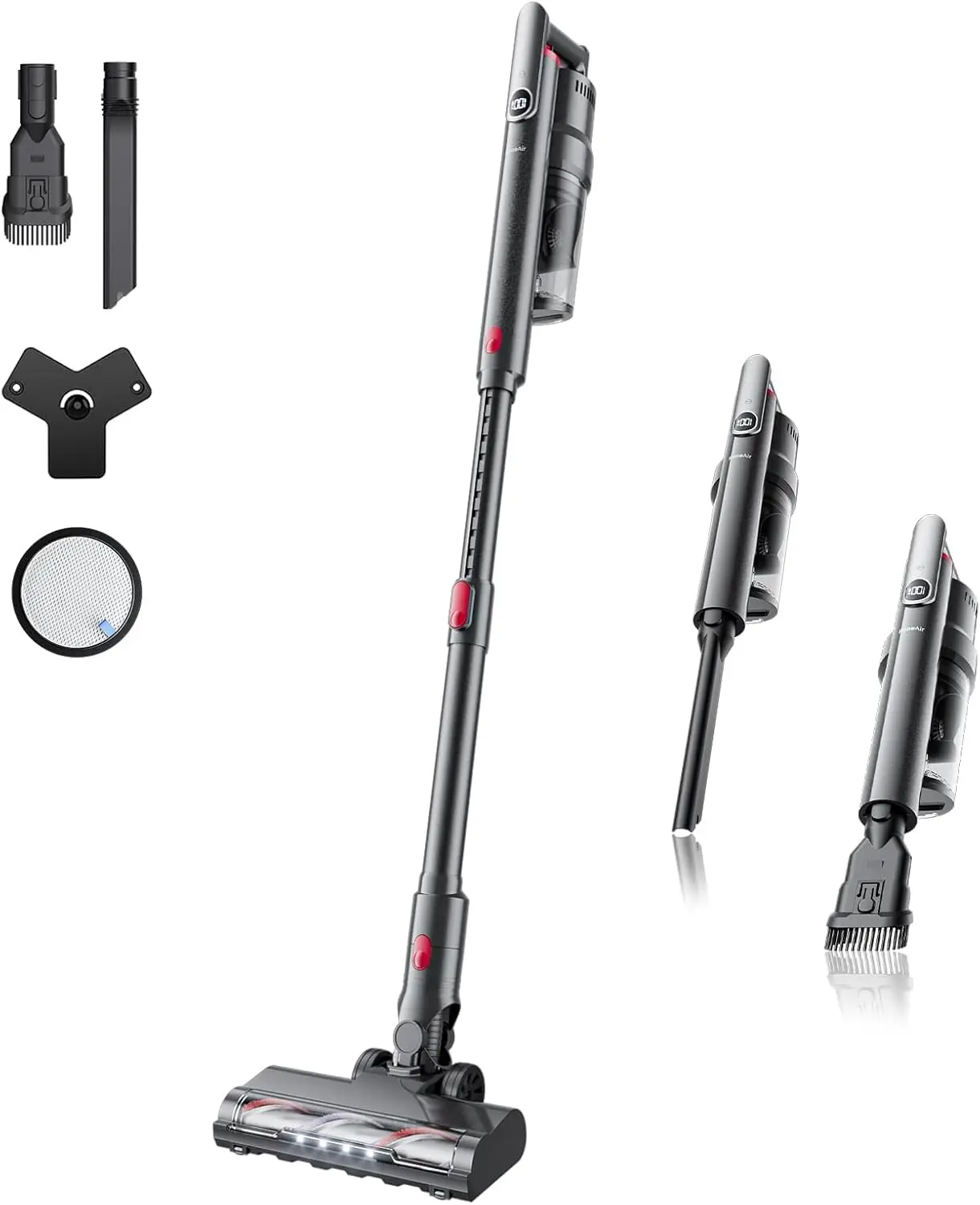 Cordless Vacuum Cleaner for Home & Car - Lightweight, Powerful Suction, Pet Hair, Hardwood, Carpet