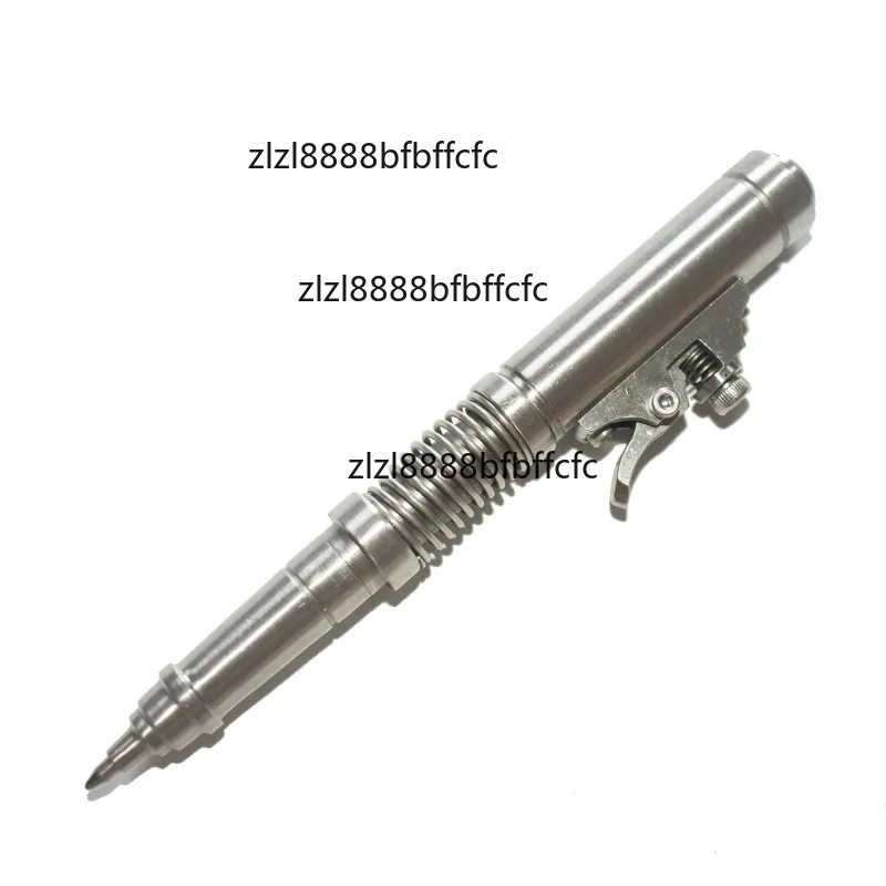 Suitable for ballpoint pens, stainless steel click caps, outdoor writing tools with replaceable refillable business pockets