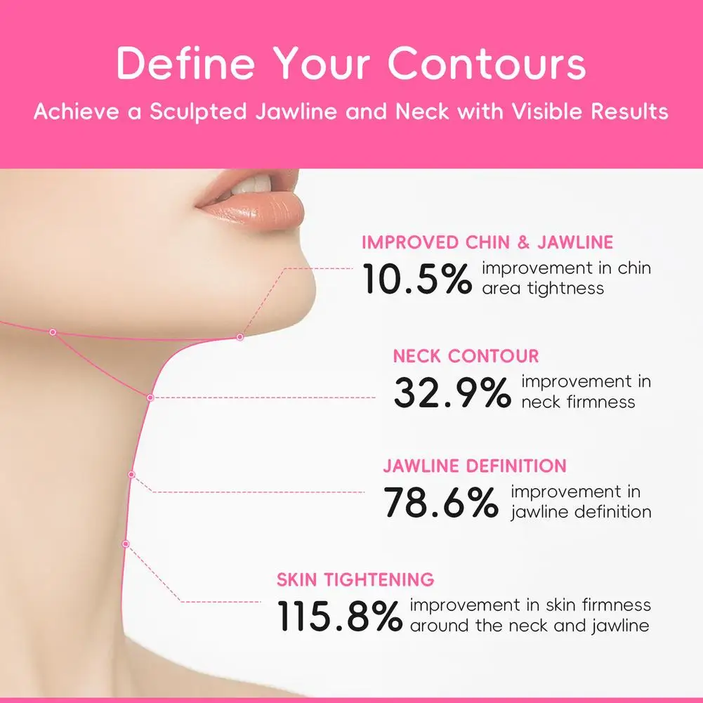 

Face V Shape Facial Slimming Bandage Lift Up Neck Shape Mask Reduce Double Chin Face Massage Hydrate Skin