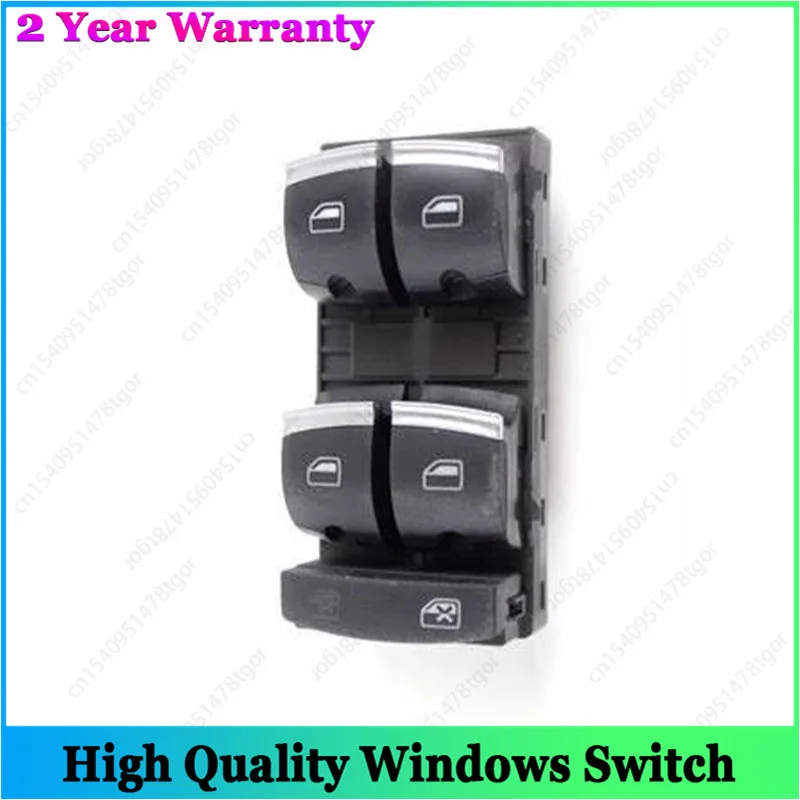 

Car Accessories Front Driver Power Window Control Switch Lifter Button for Audi A3 A4 S4 RS4 A6 S6 RS6 Q7 2003-2011 4F0959851H
