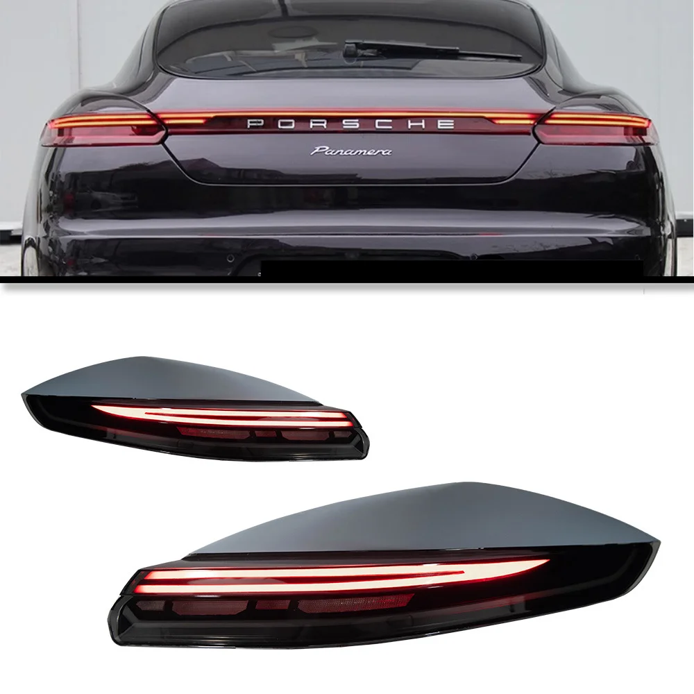 Adequado para conjunto de luz traseira Porsche Panamera 2010-2016 é modificado com feixes de luz LED