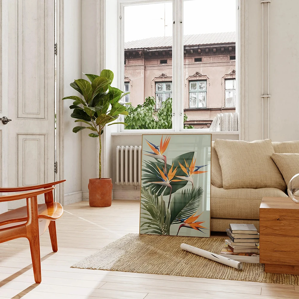 Bird of Paradise Wall Arts,Str - Bird Paradise Strelitzia บทวิจารณ์และราคา