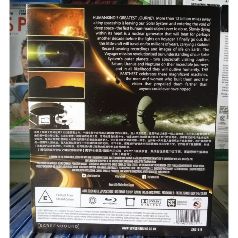 Blu-ray Documentary The Farthest Place High Definition Movie Disc