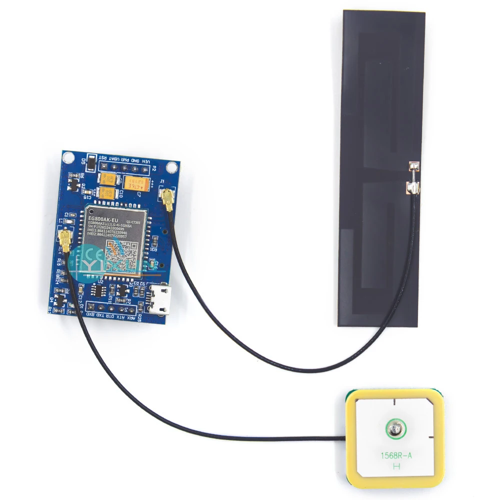 EG800AK-EU Development Board LTE Cat1 GPS Module With Antenna For Europe New Zealand Australia LTE-FDD B1/B3/B5/B7/B8/B20/B28