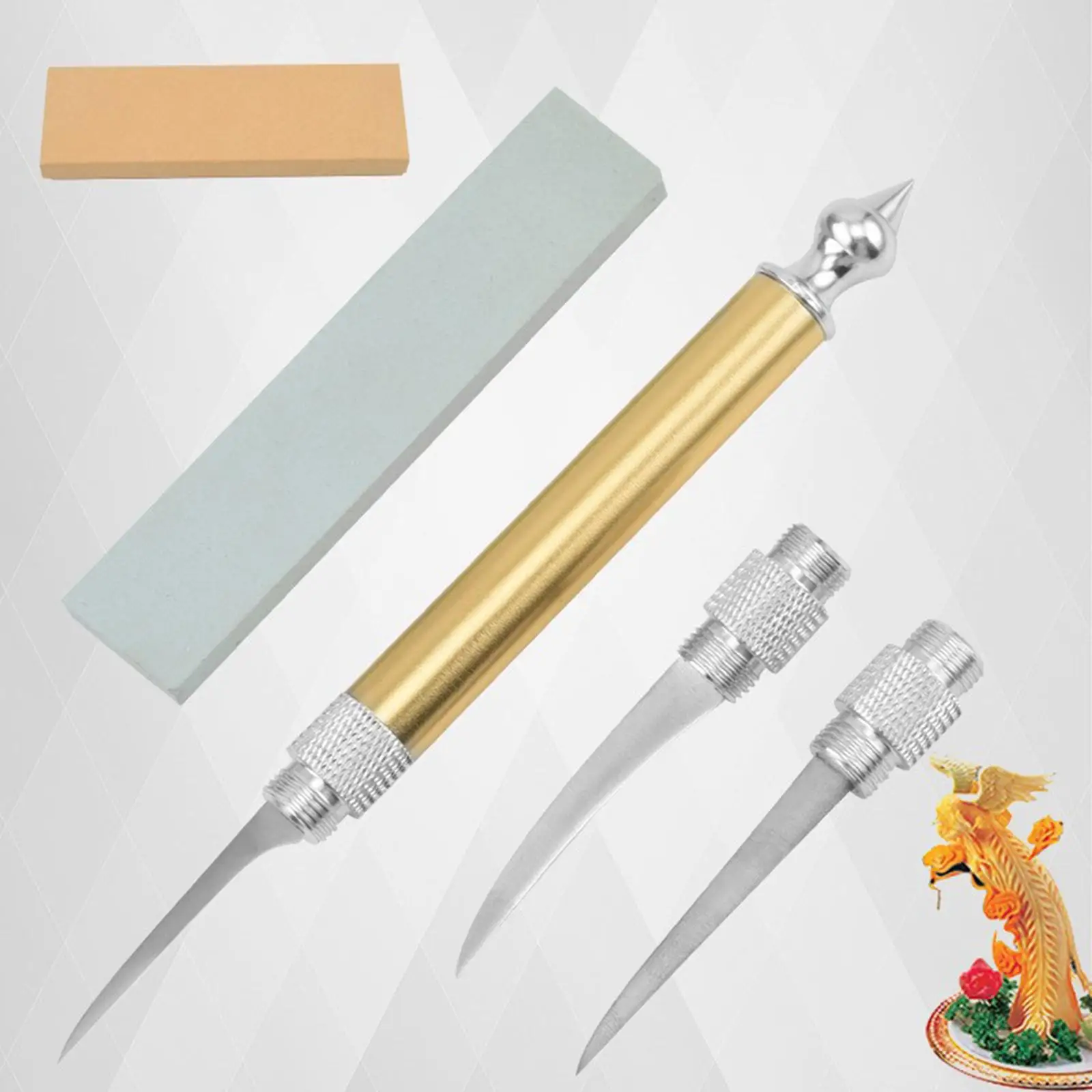 Fruit Carving Tool Set culinary Food Garnishing Engraving Peeling Kit Vegetable for Engraving Slicing Home Kitchen Sculpting