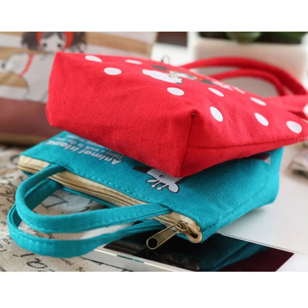 Women Small Coin Money Holder Bags Travel Cute Mini Sanitary Napkin Bags Canvas Zipper Lipstic Cosmetics Storage Bags