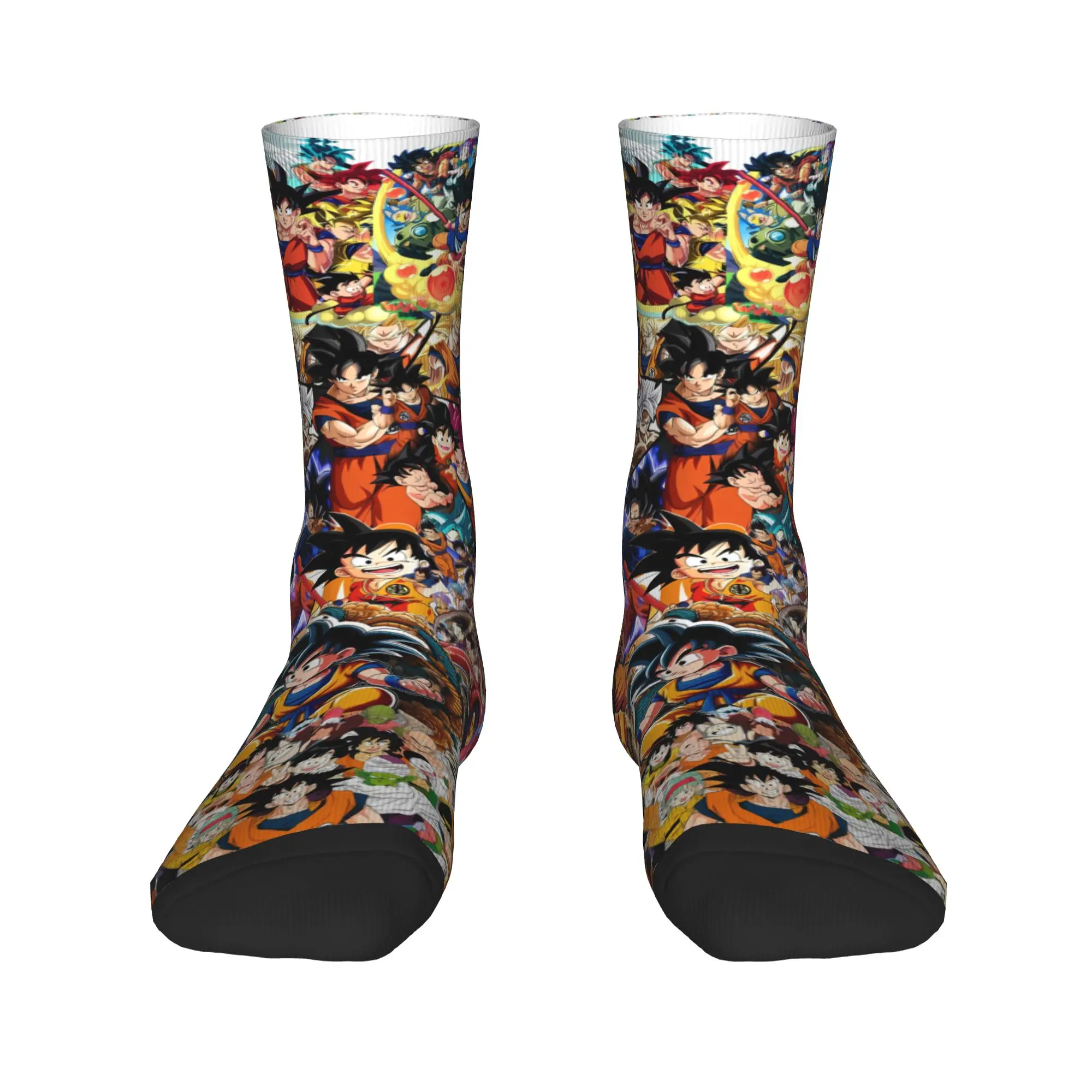 D-Dragons Ball Anime Socks  Novelty Stockings Men Comfortable Running Sports Socks Autumn Design Non Slip Socks