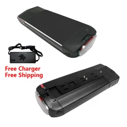 Batteria 24V 36V 48V Rear Rack Lithium Battery Pack 10.4ah 12ah 13ah 15ah 16ah 17.5ah 24ah for Phylion XH370-13J replace Ebike