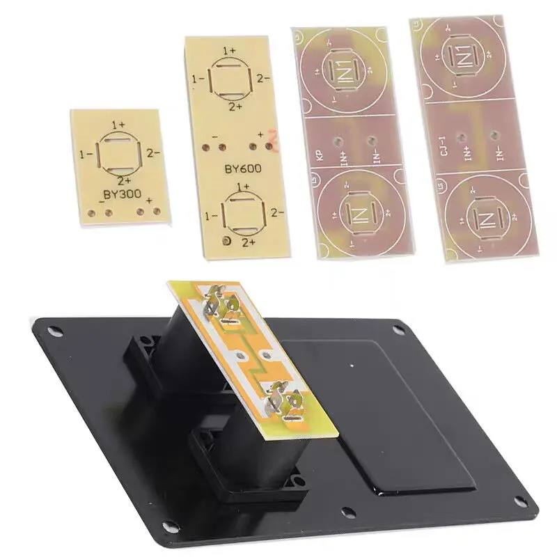 1pcs Speaker XLR junction box connection board PCB board 4-core XLR socket welding board two-way double-sided fiberglass