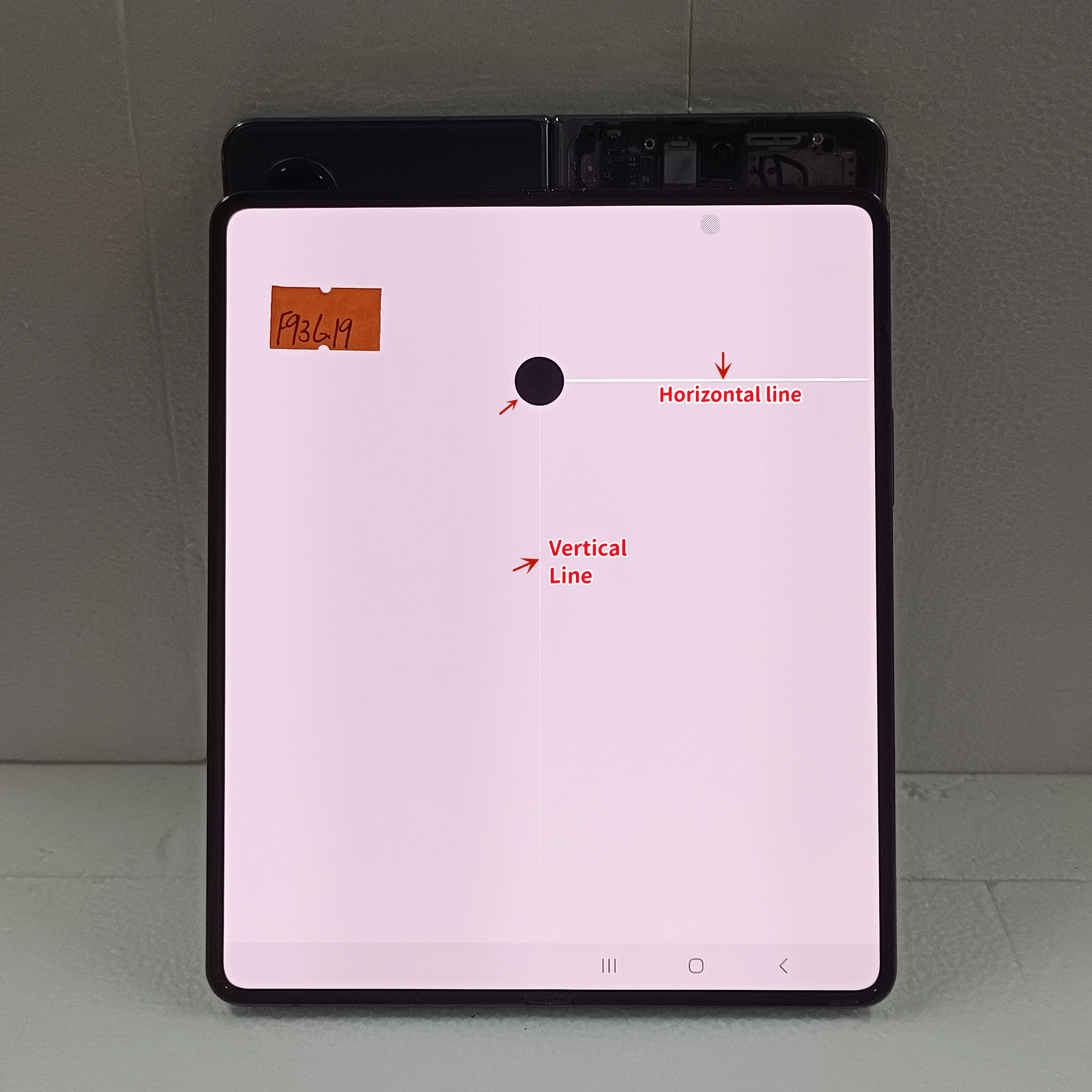 AMOLED For Samsung Z Fold 4 SM-F9360 F936 LCD Display Touch Panel Inner Screen Digitizer Assembly Replacement Parts With Defect