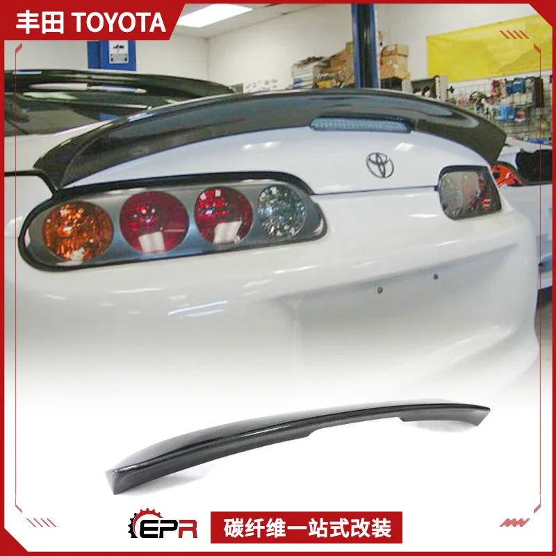 

Подходит для Toyota Supra MK4 JZA80 Demon King DRAG, хвост из углеродного волокна, хвост спойлера багажника
