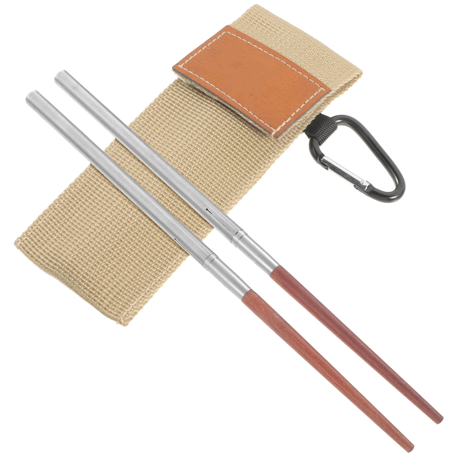 

1Pair Foldable Chopsticks Portable Reusable Lightweight Detachable Design Easy Clean Multi-Function Travel Camping Chopsticks