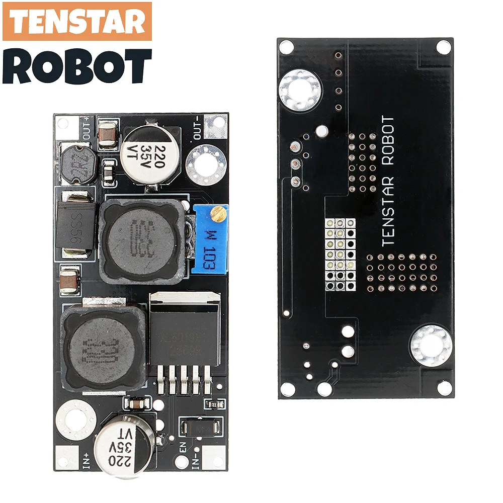 XL6019 (XL6009 Upgrade) Automatic Step-Up Step-Down Dc-Dc Adjustable Converter Power Supply Module 20W 5-32V to 1.3-35V