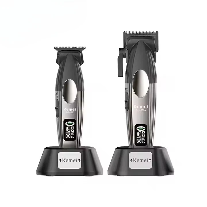 KM-8536 Hair Clippers Set Professional Hair Trimmer With Comb Cordless Cut Haircut Grooming Kit Barber Use Hair Cutter