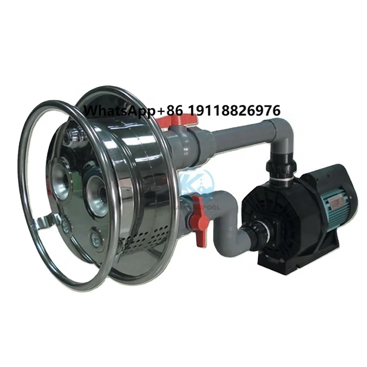 

Endless Swimming Pool Accessories Stainless Steel Water Spray Jet Pumps Counter Current Jet Swim