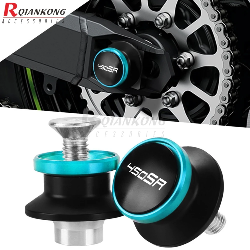Motorcycle Swingarm Spools FOR CFMOTO CF MOTO 450SR 450 SR 450 450-SR CF450SR 2022 2023 2024 2025 2026 Rear Stand Screws Sliders