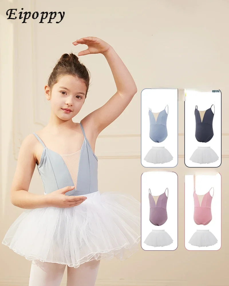 

Children's Dance Clothes Girls' Practice Clothes Sling Ballet Chinese Dance Suit Grading Latin Dance Table Performance Clothing