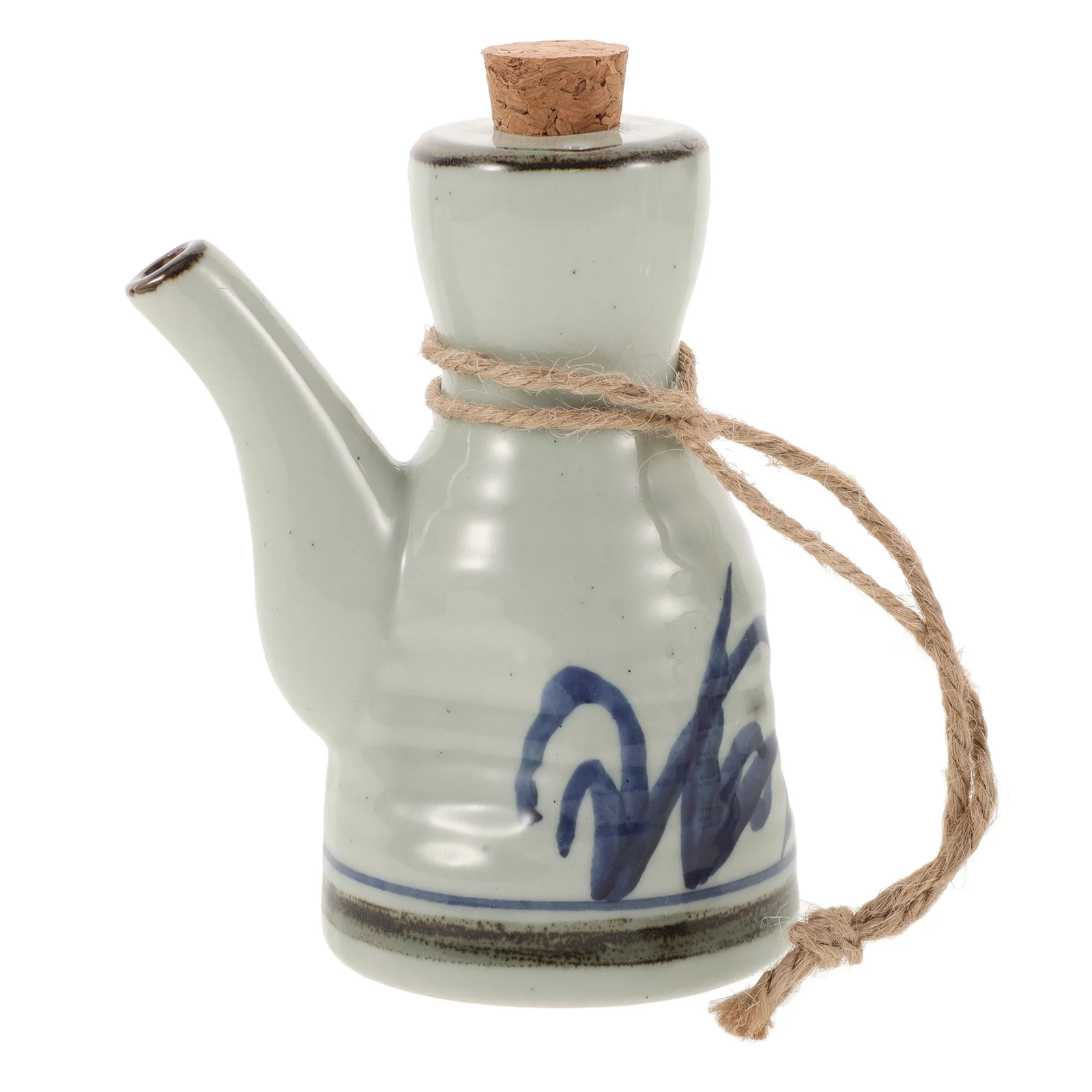 

Japanese Ceramic Soy Sauce Bottle 250Ml Elegant Vinegar Dispenser Kitchen Oil Pot Small Sauce Jar Household Condiment Container