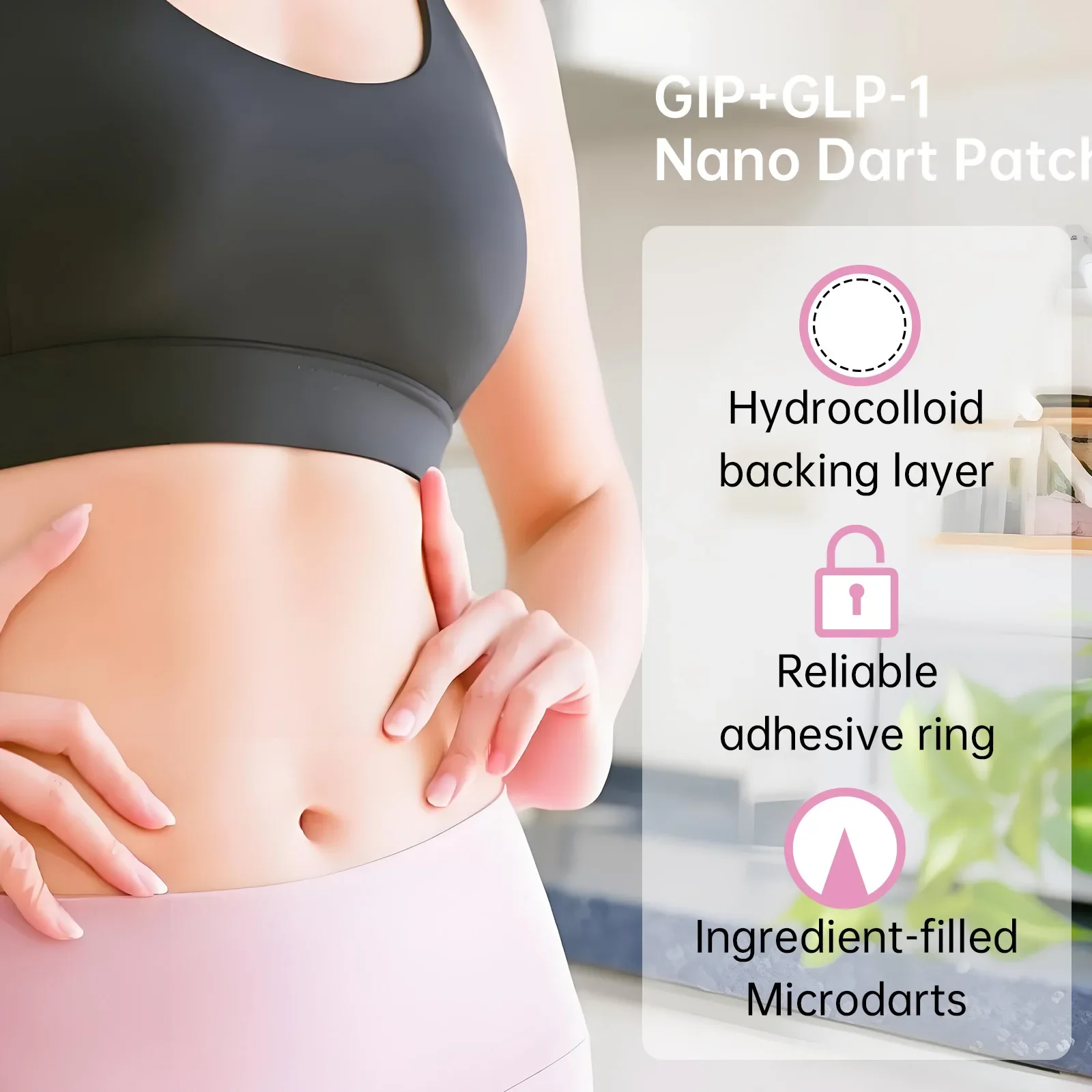 GLP-1 Nano Patch cerotto per la cura del corpo cura delicata dei contorni della pelle del corpo, cerotto per la cura quotidiana 2025