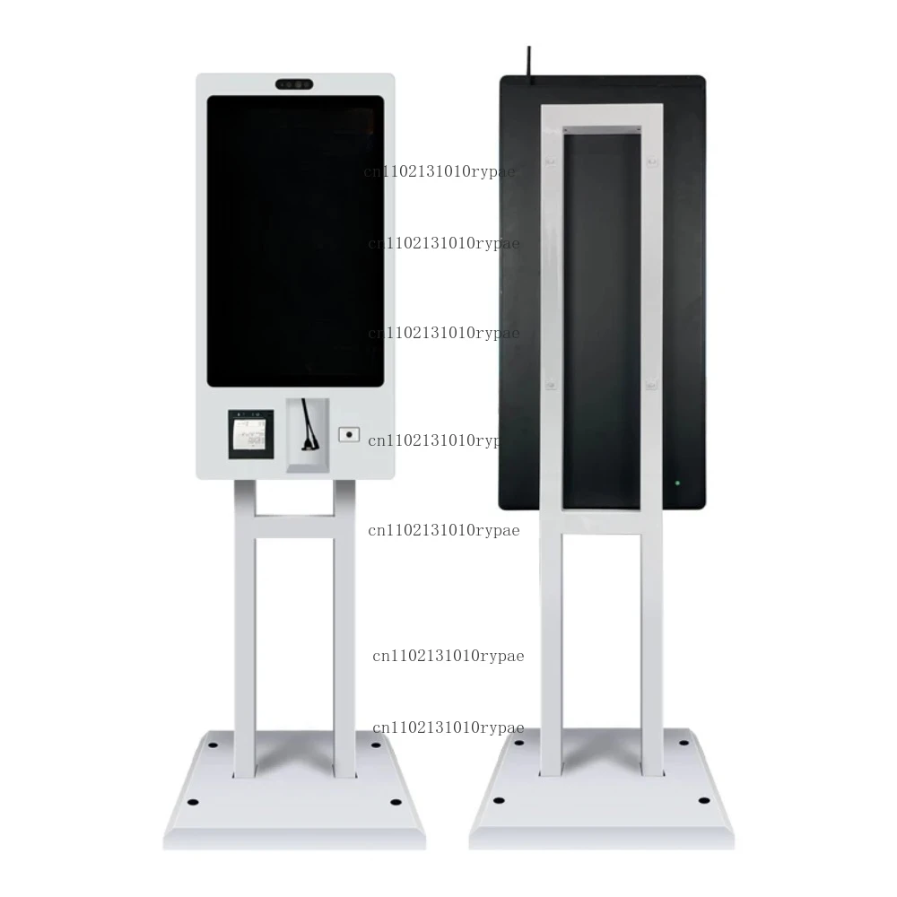 32 Inch Self Service Ordering Kiosk Payment Machine Kiosk with Barcode Scanner and Receipt Printing for Gas Station/Toll Station