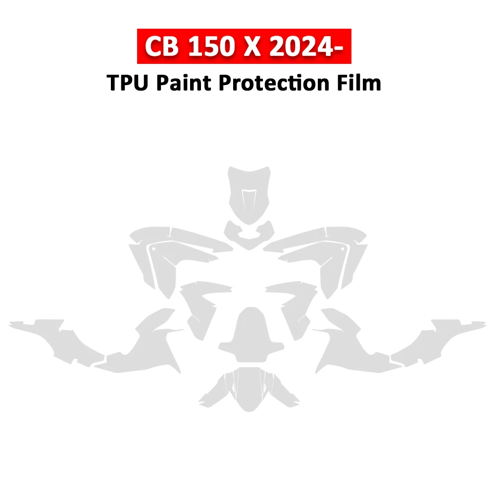 CB150X PPF Fairing Invisible Set Body Protective Film For Honda CB 150X CB 150 X 2024 Motorcycle TPU Paint Protection Film