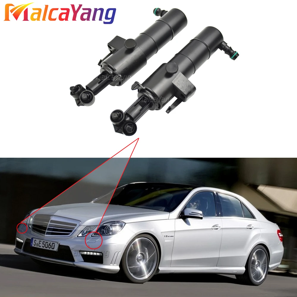 Car Styling Headlight Headlamp Washer Nozzel Jet Cap For Mercedes Benz E-Class W212 E200 E260 E300 E350 ES400 ES500 2009-2013