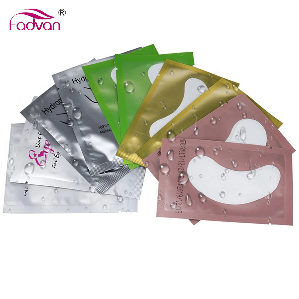 50/100 Pairs Eyelashes Patches Eye Pads Eyelash Under EyePads Lint Free Patches for Eyelash Extension Supplies Lashes Extension