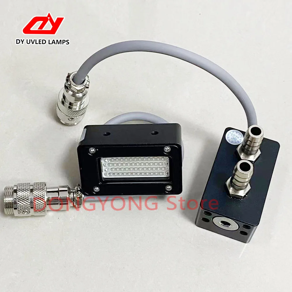 完全なセット 35*15 ミリメートル UV LED ランプチラー付き 330 ワット UV プリンタランプインクジェット/フラット/シルクスクリーン印刷 395nm インク乾燥