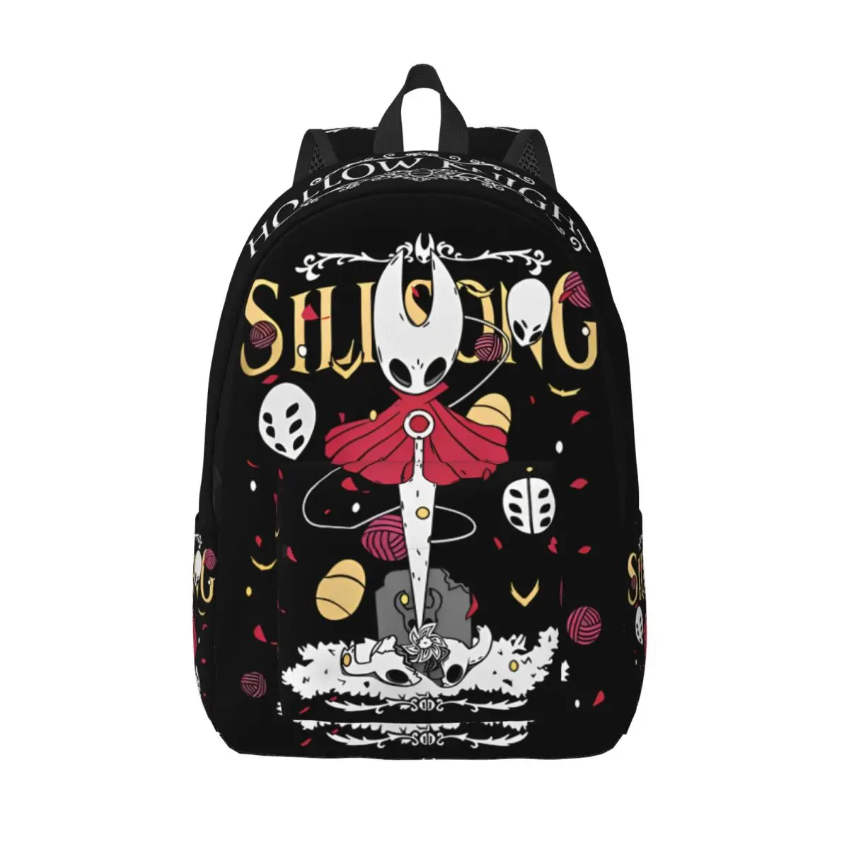 

Рюкзак Hollow Knight для приключенческих игр, мужской и женский школьный деловой рюкзак с героями мультфильмов, милая сумка на плечо для ноутбука и компьютера с карманом