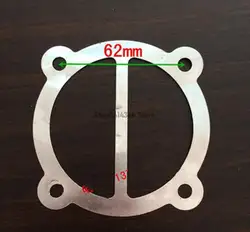 10Pcs 85mm Dia Air Compressor Cylinder Head Gasket Silver Tone