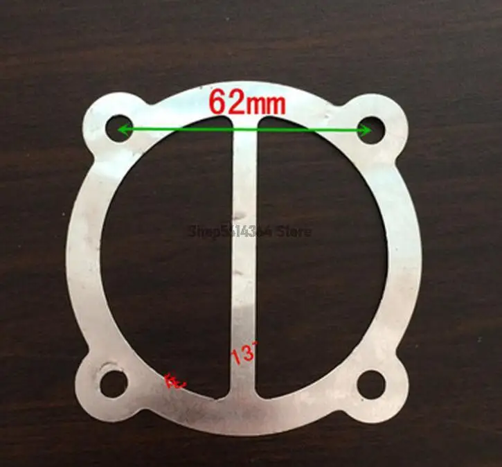 10Pcs 85mm Dia Air Compressor Cylinder Head Gasket Silver Tone