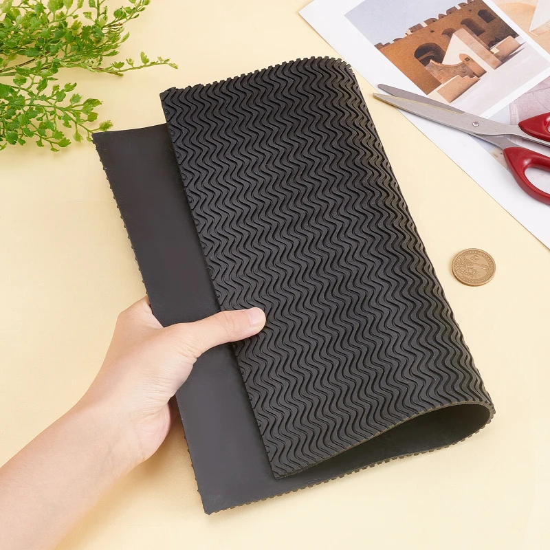 Shoe Sole Repair Rubber Soling Sheet 3mm Thick Non-Slip Rubber Shoes Bottom Repairing Material Shoe Pads Heel Replacement