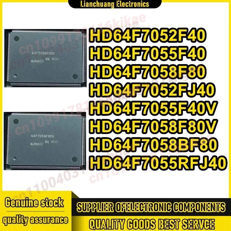 HD64F7052F40 HD64F7055F40 HD64F7058F80 HD64F7052FJ40 HD64F7055F40V HD64F7058F80V HD64F7058BF80 HD64F7055RFJ40 QFP Nuovo Originale