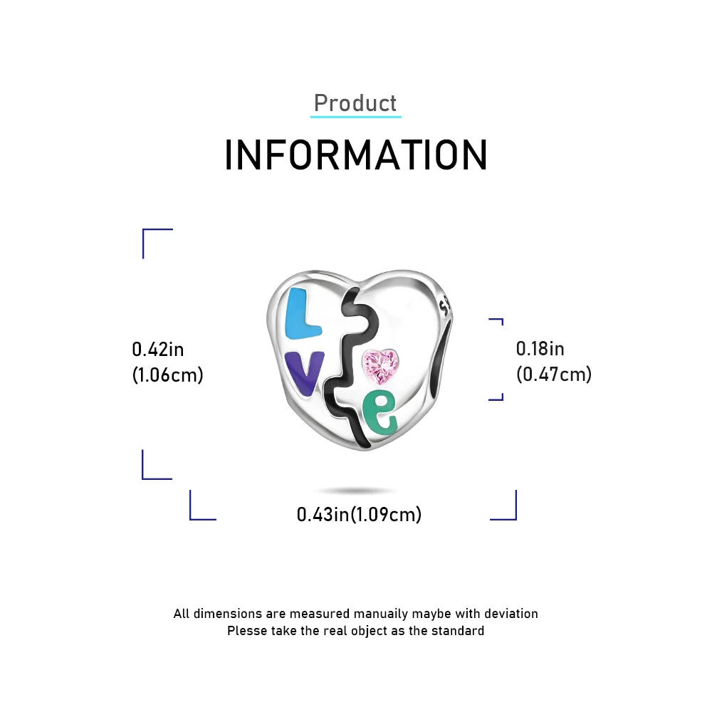 ساعة سحر بلاتا هارت دريم كاتشر مطلية بالفضة لسوار أصلي مطلي بالفضة لصنع المجوهرات #3