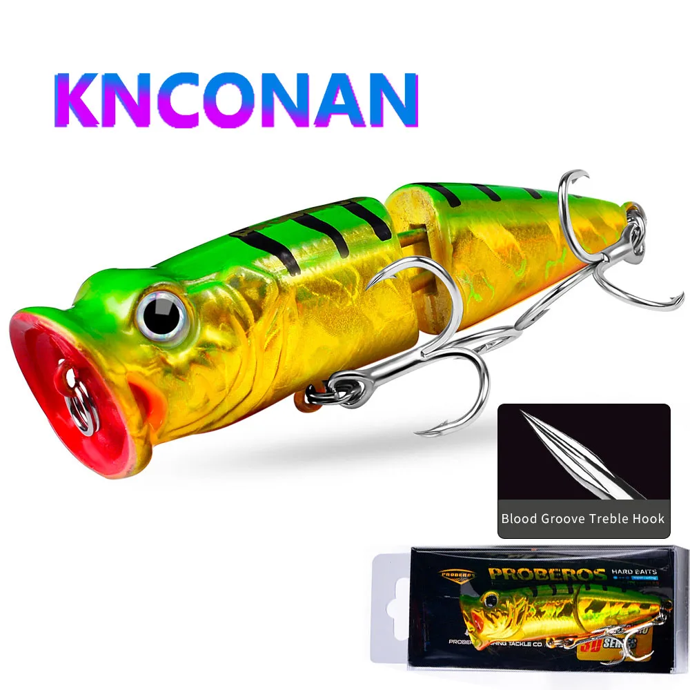 73mm 11.5g Floating Popper Fishing Lure Surface Twitch Wobblers Long Casting Artificial Bait Saltwater Bass Swimbait Equipment