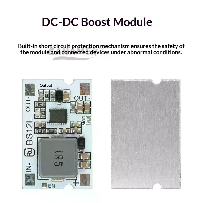 DC DC Step Up Boost Module 2.7V 11V to 5V 12V 10A DC Converter Short Circuit Protection for RC Car Drone Power Supply