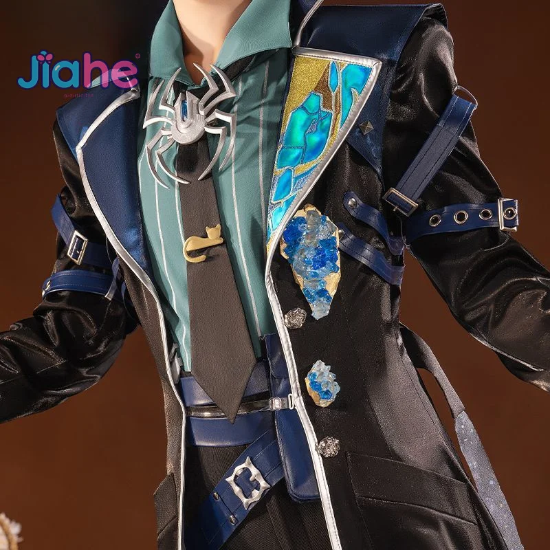 

Aesop Carl Embalmer Identity Ⅴ Cosplay Colorization Costume Masks jackets accessories props suit Halloween men handsome uniform