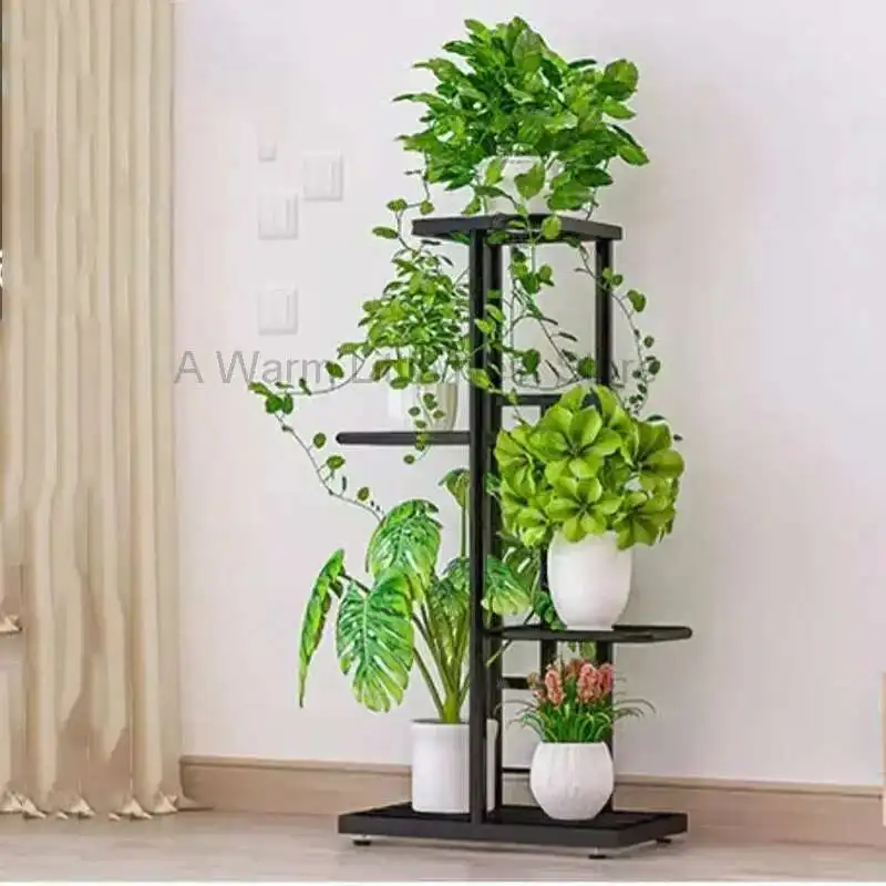 

Corner Planter Flower Rack Living Room Display Artificialmultiple Flower Rack Shelving Luxury Porte Plantes Plant Furniture