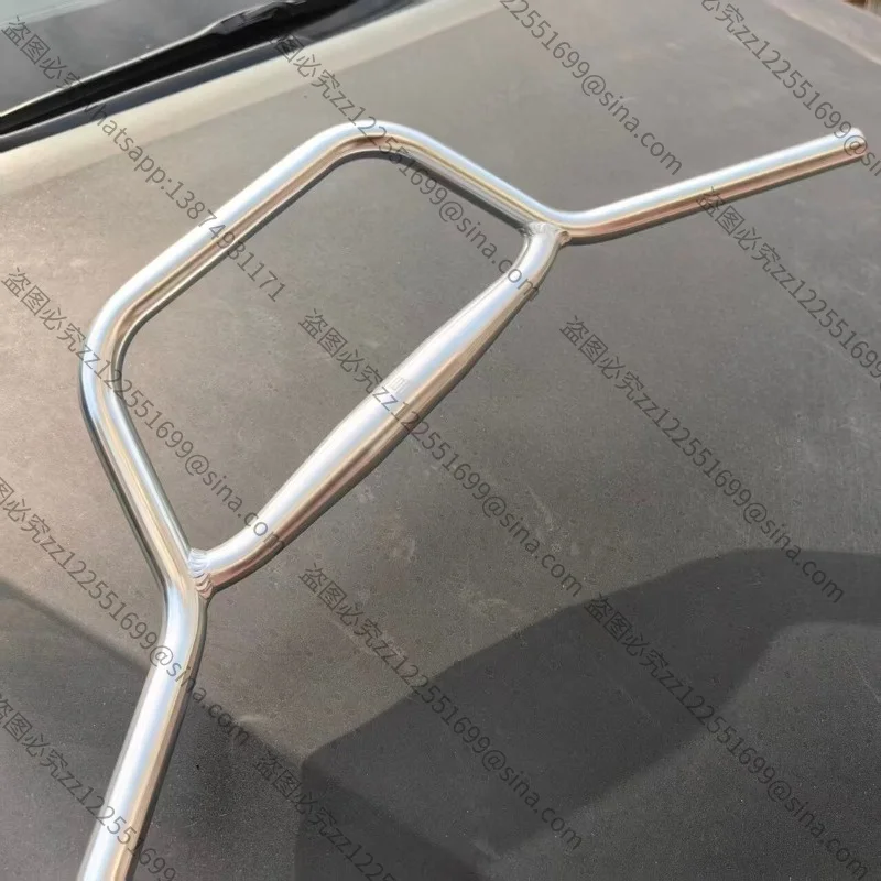 Suitable for Take-off Handle 2nd Generation Travel Commuter Retro Modified 31.8 Polished Bright Silver Welded Handlebar