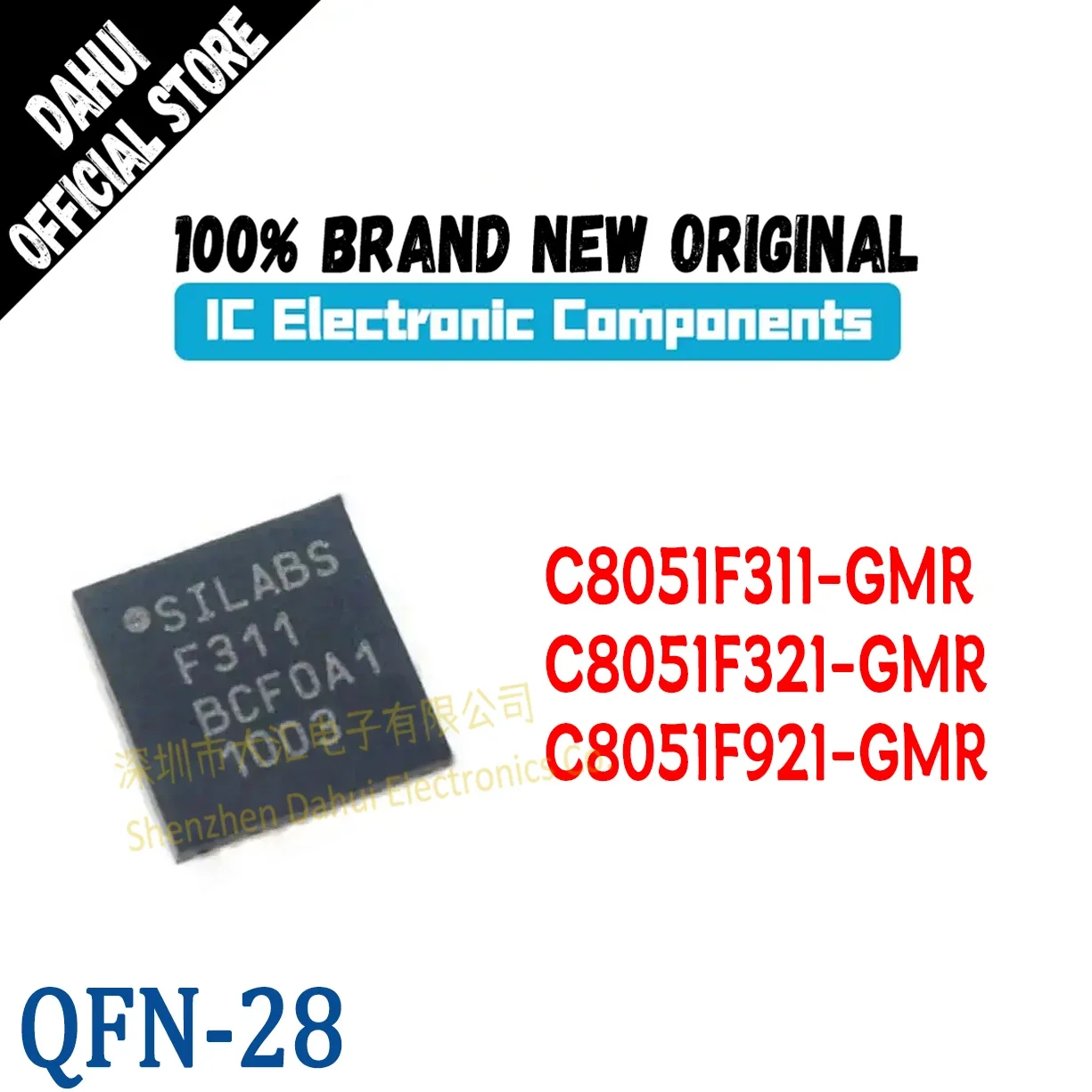 

C8051F311-GMR C8051F321-GMR C8051F921-GMR C8051F311 C8051F321 C8051F921 F311 F321 F921 IC Chip QFN-29