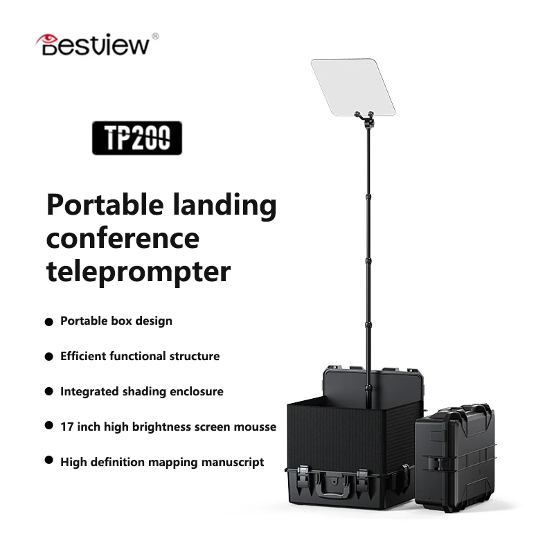 

Bestview TP200 большой экран подсказка 17 дюймов 1000 нит Профессиональный телесуфлер для Dslr Ipad смартфон видео подсказка