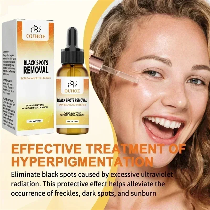 

Skin Melanin Repair Facial Essence Whitening Spot Removal Serum Retinol Vitamin C Niacinamide Anti-Aging Brighten Moisturizing