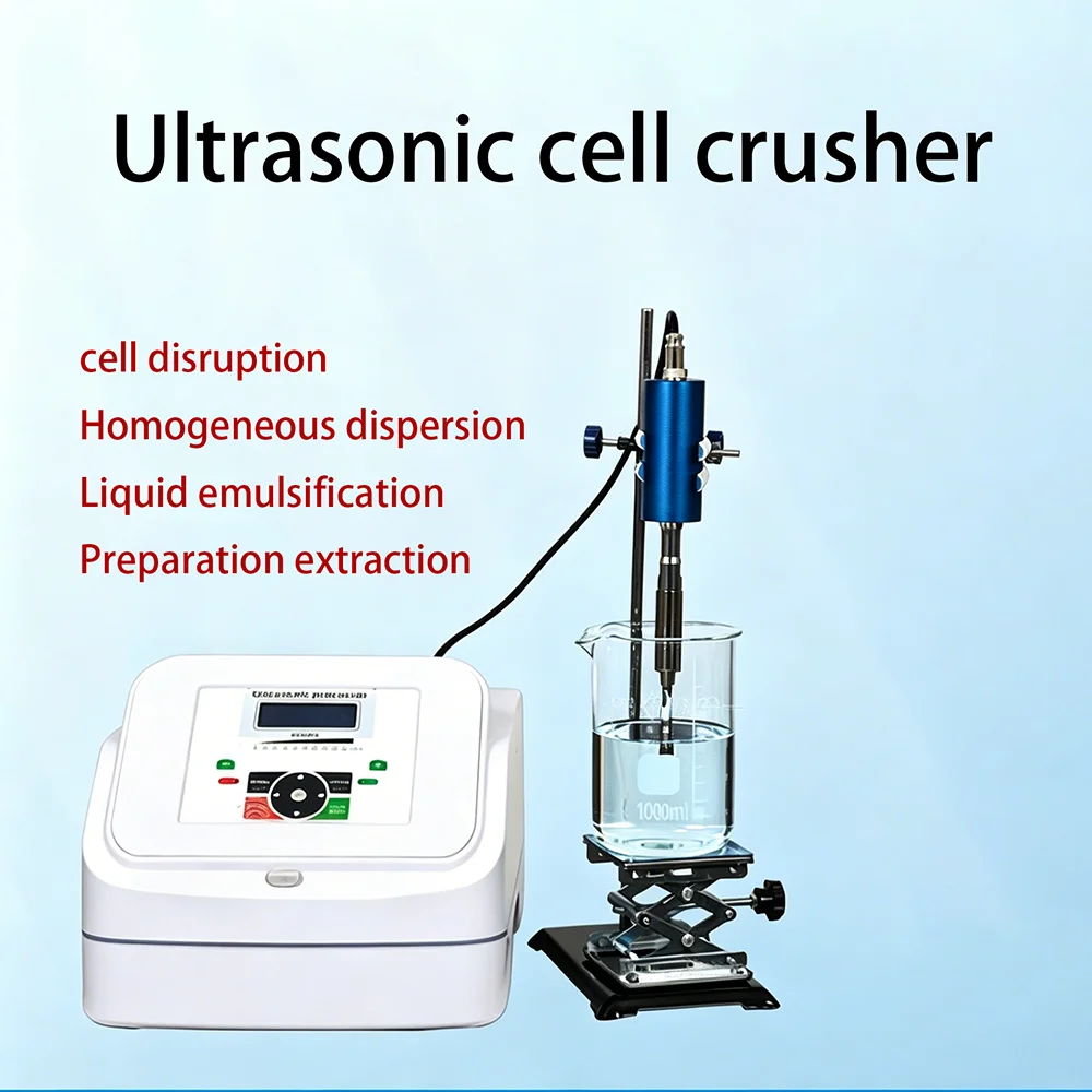 800W Lab Digital Handheld Ultrasonic Homogenizer Sonicator Cell Disruptor Mixer